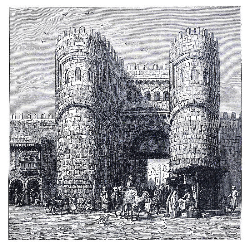 开罗门Bab al-Futuh 1882